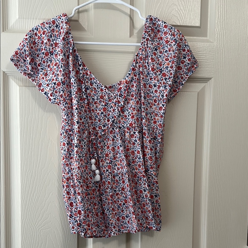Floral Print Women's Top